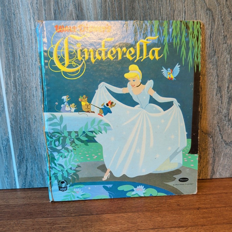 Whitman Child's Book Walt Disney's CINDERELLA, 1950