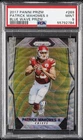 2017 PANINI PRIZM BLUE WAVE PRIZM #269 PATRICK MAHOMES II ROOKIE RC #/149 PSA 9