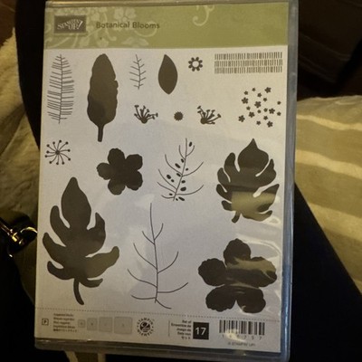 Botanical Blooms Stampin Up Cling Stamps With Dies