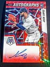 2022 Panini Mosaic - Rookie Autographs Jack Lopez #RAM-JL Choice Fusion Prizm...
