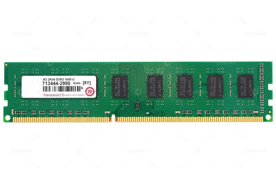713444 TRANSCEND DDR3 8GB 2RX8 PC3-12800 1600MHZ CAS 11-11-11 - Immagine 2 di 4
