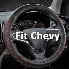 Customized Auto Car Steering Wheel Cover for Chevy