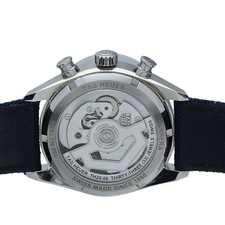 TAG Heuer CBS2213 Carrera Skipper Chronograph 39mm Steel Fabric Auto Wrist Watch 6