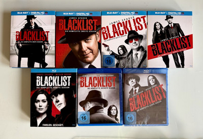 The Blacklist   Komplette Staffel 1-7 Blu-ray  1, 2, 3, 4, 5, 6, 7