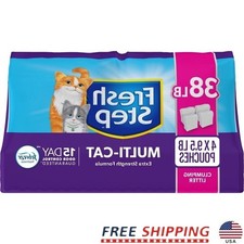 Multi-Cat Clumping Cat Litter Scented Odor Control Easy Scoop Febreze Fresh New