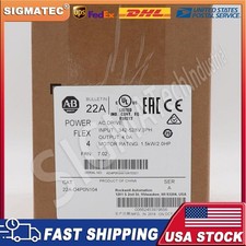New AB 22A-D4P0N104 PowerFlex 4- 1.5 kW 2 HP AC Drive