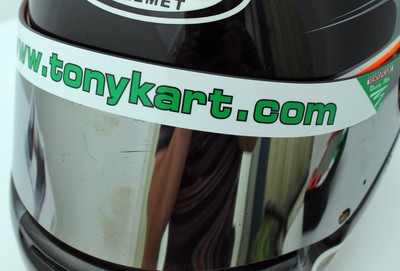 Tonykart ELMETTO visiera ADESIVO / STRISCIA-per karting | eBay