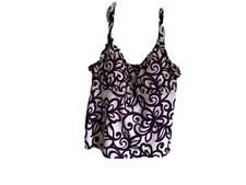 Swimsuits For All Women's Plus Size 24 Floral Design Tankini Swimwear New