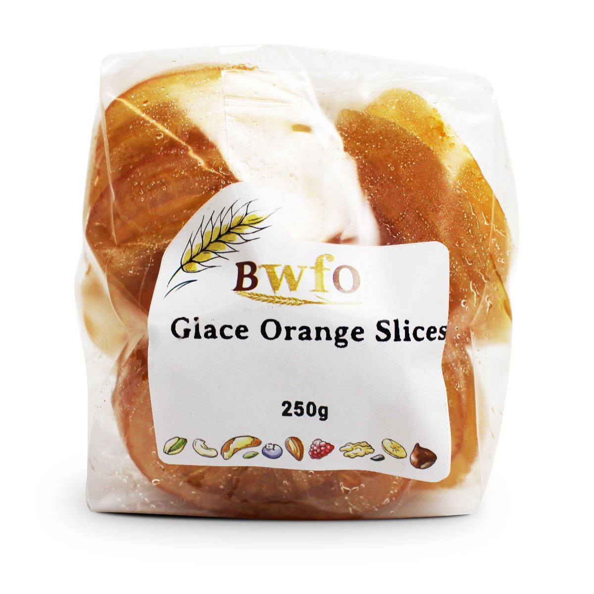 Glace Orange Slices 250g | BWFO | Free UK Mainland P&P