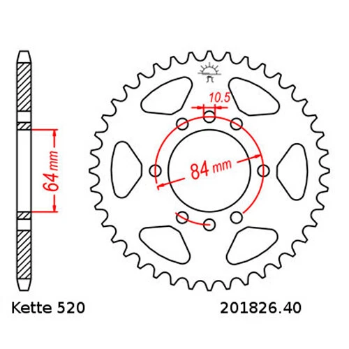 Kit de Cadena Kawasaki KFX 400 Tipo Ksf 03-06 RK DD 520 MXZ4 112 Abierto Naranja - Imagen 3 de 4