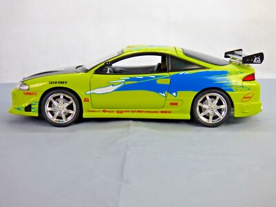 Mitsubishi Eclipse ERTL Fast Furious Brian O Connor 1:18 Toy Car