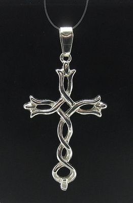 Genuine Sterling Silver Pendant Celtic Cross Solid Hallmarked 925 ...