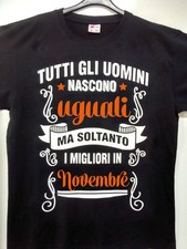 Tshirt compleanno - idea regalo - maglietta  - tutti gli uomini TAGLIE XL XXL