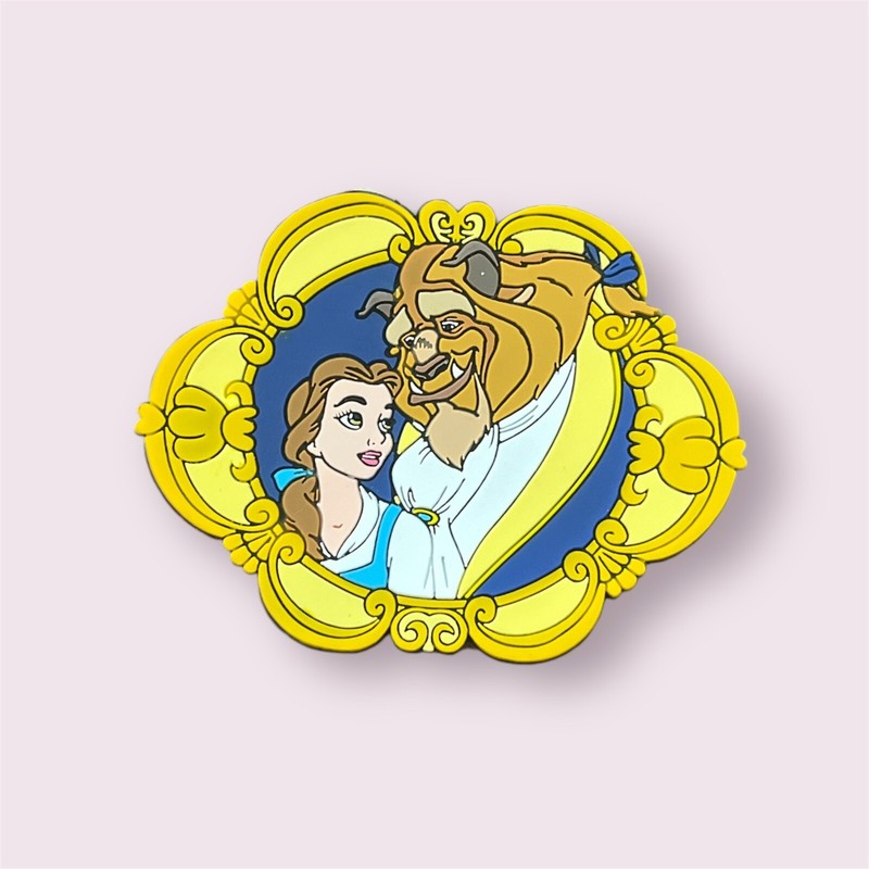 Applause Disney Beauty and the Beast Vintage 1990's Belle & Prince Vinyl Magnet