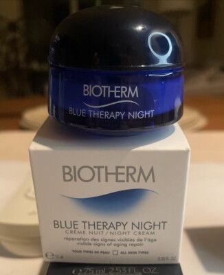 Biotherm Blue Therapy Night Cream for All Skin Types, .50 Fl Oz