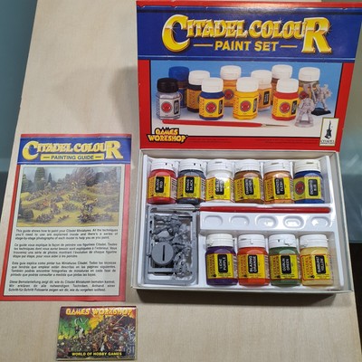 Games Workshop Citadel Colour Paint Set Hex Pots Sealed 2nd Edition Warhammer
