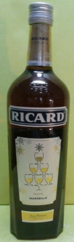 Objets publicitaires de collection de Ricard et autres pastis bouteilles en verre