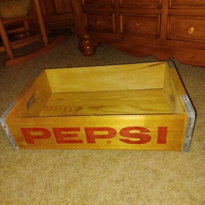 Vintage Pepsi Cola Wooden Crate Charlottesville Virginia | eBay