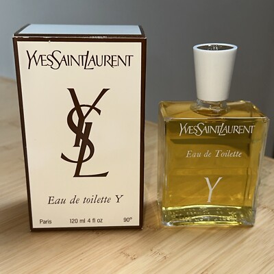 Yves Saint Laurent Y YSL Vintage Eau de Toilette EDT 120ml seltene Rarität OVP