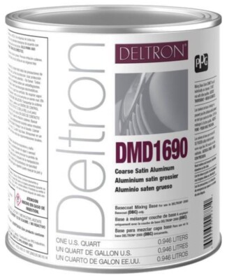 #ad DMD1690 PPG Deltron NXT Coarse Satin Aluminum 1 QT Free Shipping $200.00
