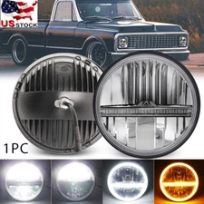 DOT 7" Round HI/LO Beam LED Headlights fit Chevrolet 1962-1980 C10 Pickup Truck