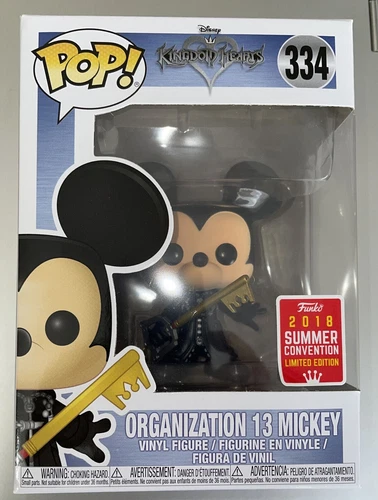Funko Pop! Vinyl: Kingdom Hearts - Mickey Mouse #334 (Organization XIII) - NIB
