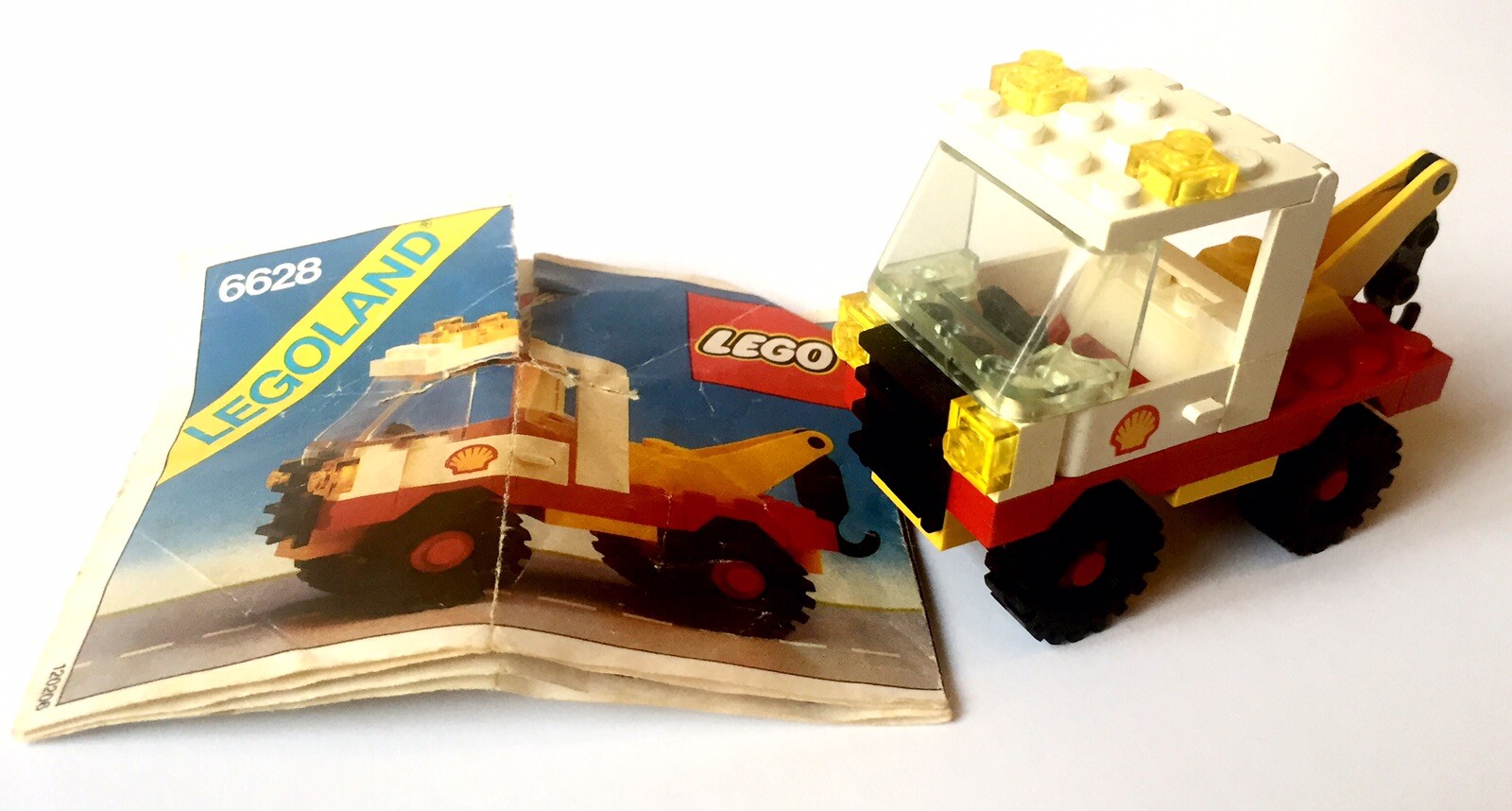 vintage lego shell gas station