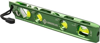 Greenlee L107 Electrician's Torpedo Level Magnetic Conduit Bending Offset Aid