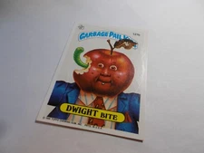 Dwight Bite 121b Garbage Pail Kids Stickers 1986 Topps 3rd Series