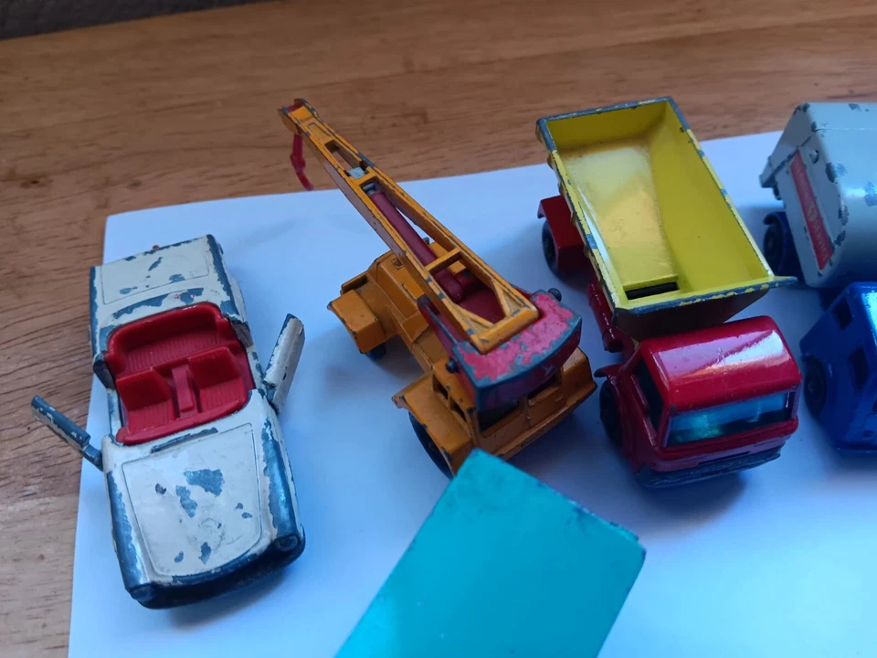 Matchbox Lesney Lot Of 11 Vehicles RARE Variations 1960s (SEE PHOTOS) - Image 4 of 4