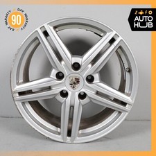 Porsche Cayenne 958 8.5 X 19 19 Wheel Rim Silver 7p5601025e Oem