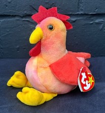 Ty Beanie Baby Retired 1996 Strut the Rooster Plush