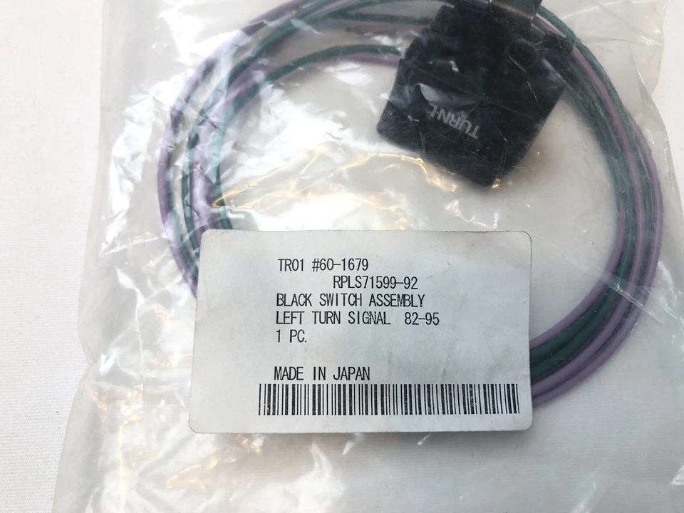 Conjunto de interruptor intermitente izquierdo Harley Davidson RPLS71599-92 Sportster XLX Foto 2 de 2