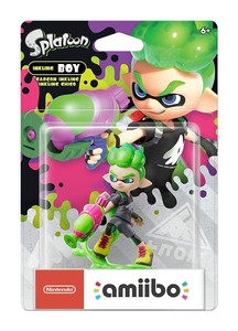 Splatoon 2 Inkling Boy Neon Green Amiibo Nintendo 3ds Wii Wiiu Switch New Ebay