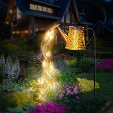 Solar Watering Can Lights,Solar Lights Outdoor Garden Decor,Large Hanging IP6...