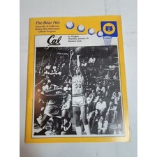 Vintage Cal California Golden Bears Game Program Basketball 70s vs Oregon Ducks