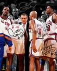 Pat Riley Patrick Ewing Starks Oakley Mason Knicks Signed Photo Autograph Print