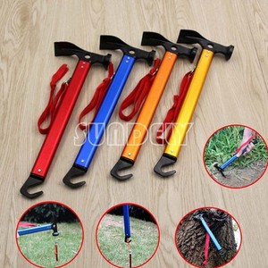 Lepai Camping Hammer With Stake Puller - Tent Hammer With Wrist Strap