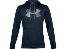 Mens UA Under Armour Big Logo Fleece Sweatshirt Jacket Hoody New With Tags
