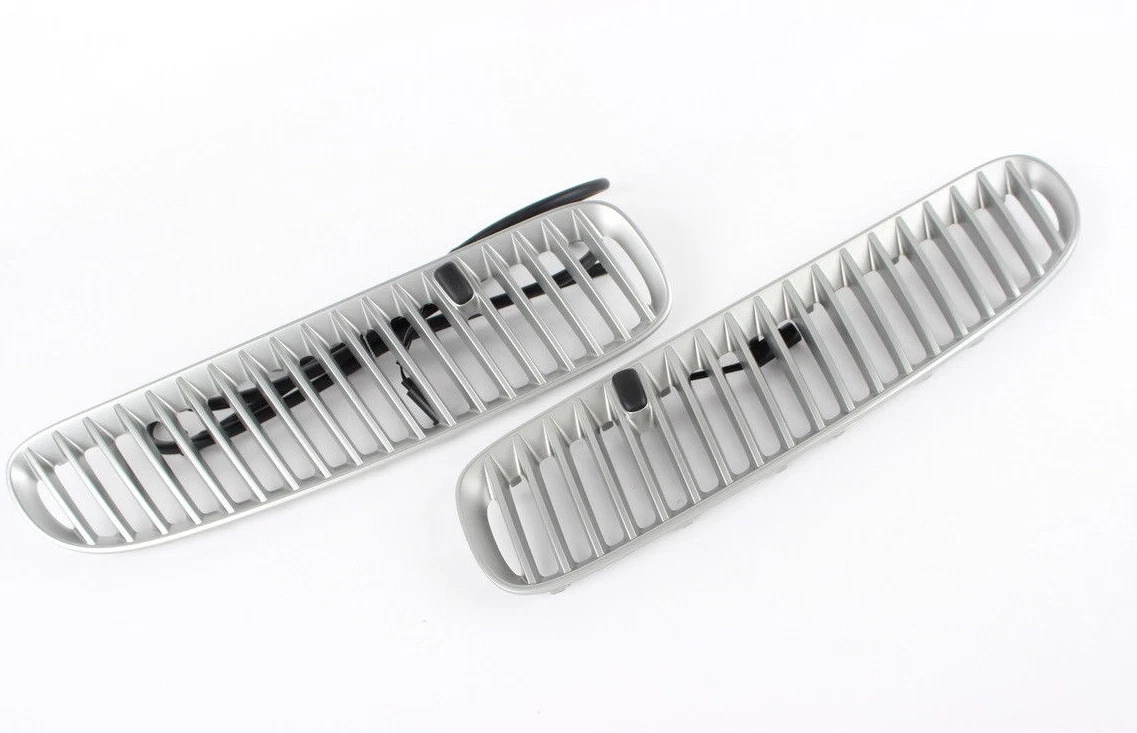 NEU BMW X5 E53 TITANIUM IERENGITTER INLET PAAR 51137124823 