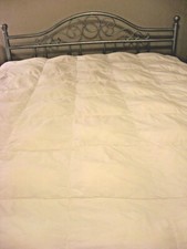 Luxurious White Blocked Heavy Comforter - Face 100 Cotton - KING