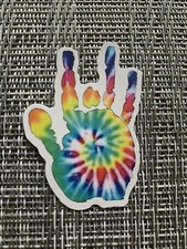 Grateful Dead / Jerry Garcia / Dead & Co. Tie Dye Hand Vinyl Sticker