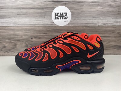 NEW Men's Nike Air Max Plus Drift 'All Day' Black Bright Crimson
