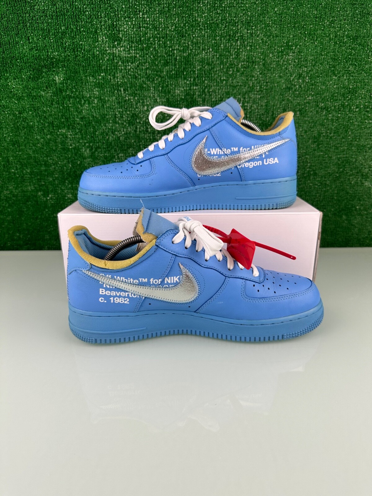 OFF WHITE X NIKE Taglia 10.5 Nike Air Force 1 Low '07 x Off White MCA (PULITE!)