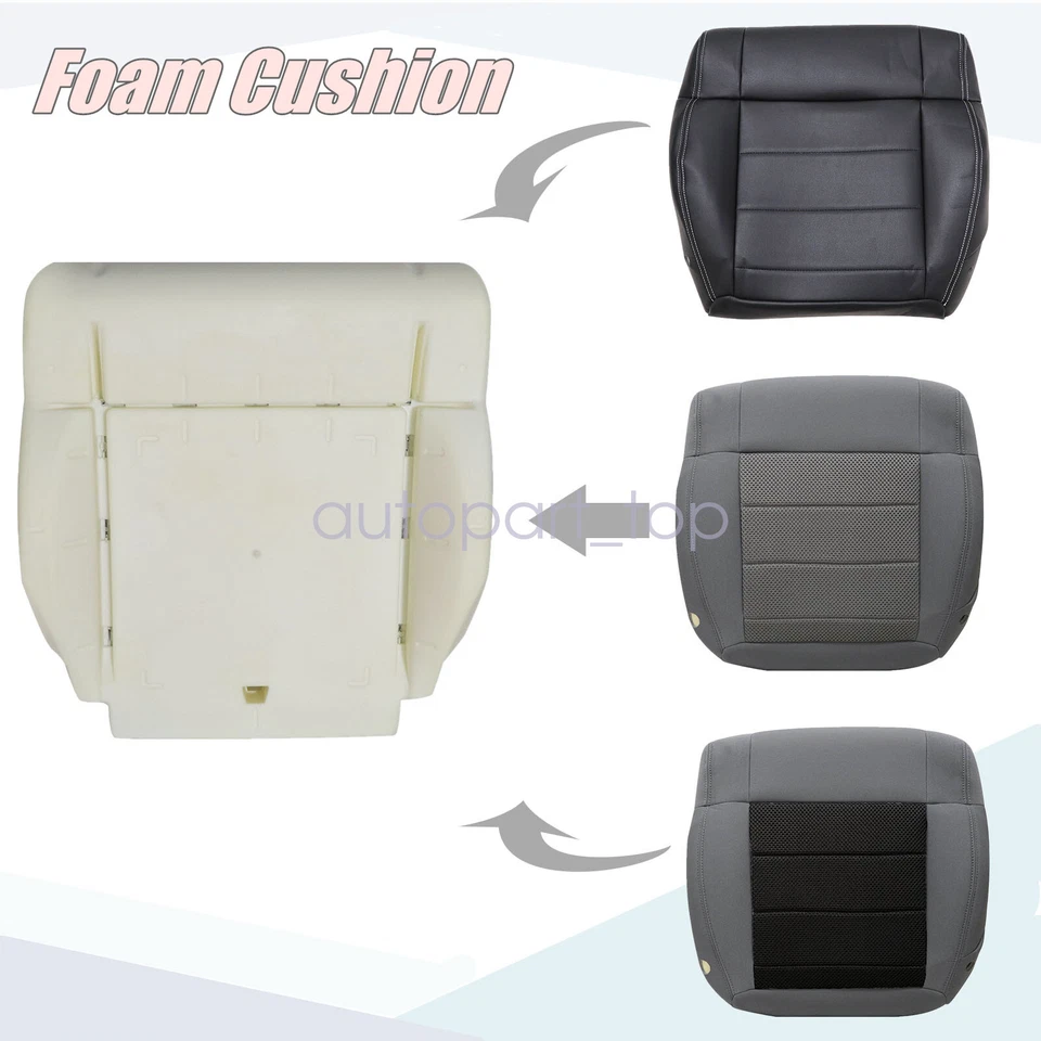 For 2011 2012 Jeep Wrangler Sahara Front Passenger Bottom Seat Foam Cushion Pad - Image 4 of 4