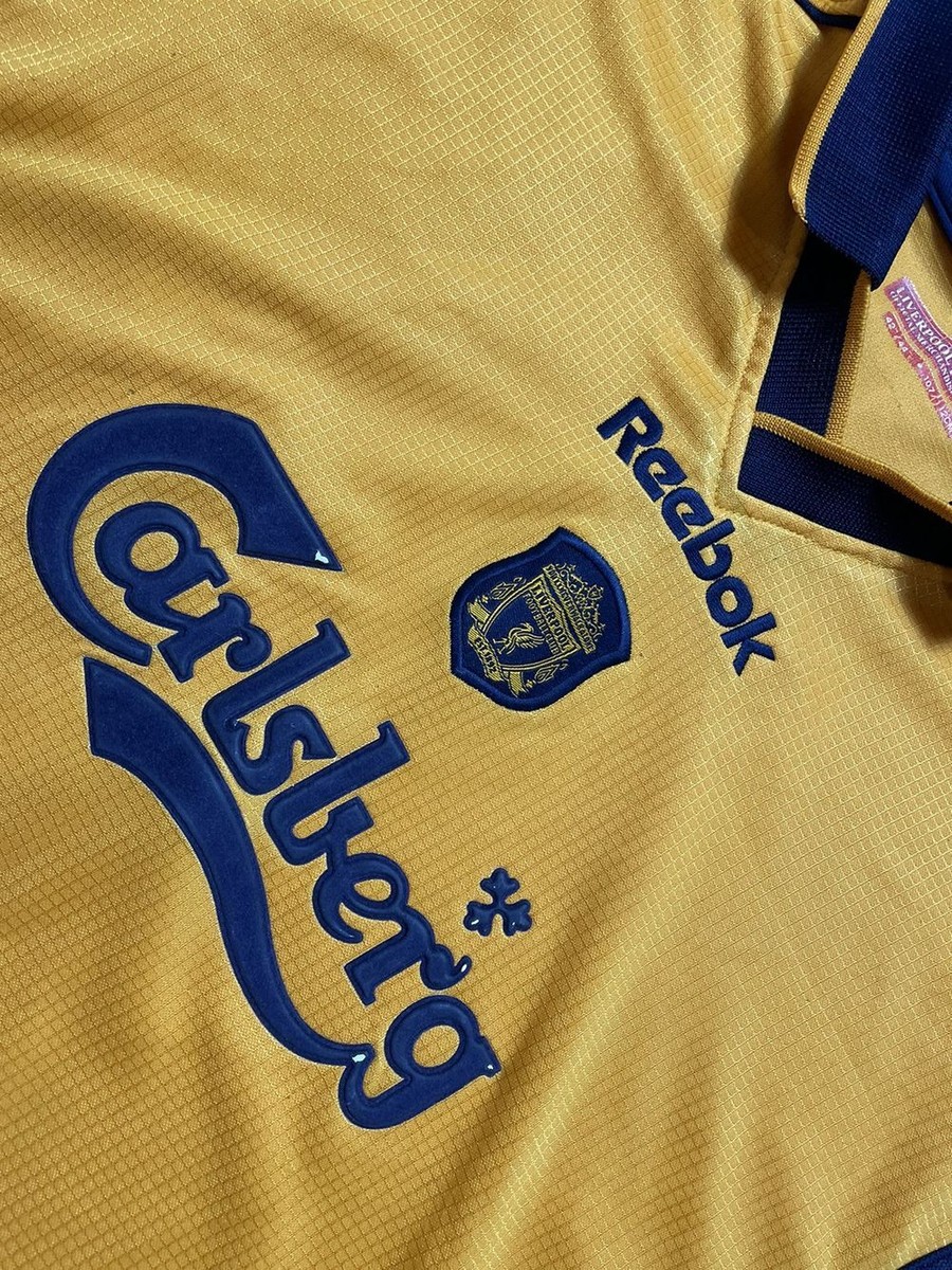 Vintage Reebok Liverpool Carlsberg 2000/2001 Soccer Jersey | eBay
