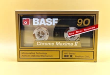 BASF CHROME MAXIMA II 90     Blank Audio  Cassette Tape (Sealed) New