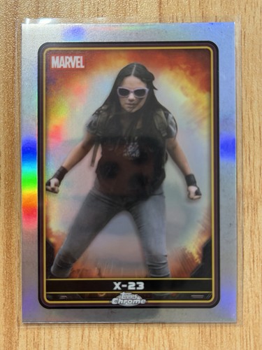 2025 Topps Chrome Deadpool X-23 Refractor #42 Wolverine MCU Laura Marvel
