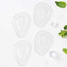 2 Pairs Comfort Insoles Gel Thickened Anti-slip Women Silica Pad