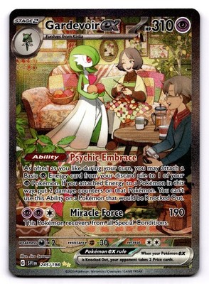 245 198 pokemon card Gardevoir ex 245/198 Scarlet & Violet